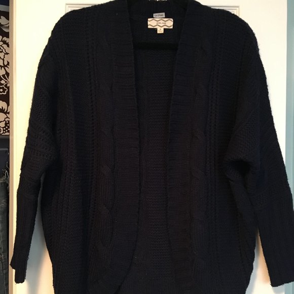 Navy Knit Sweater - Picture 1 of 2